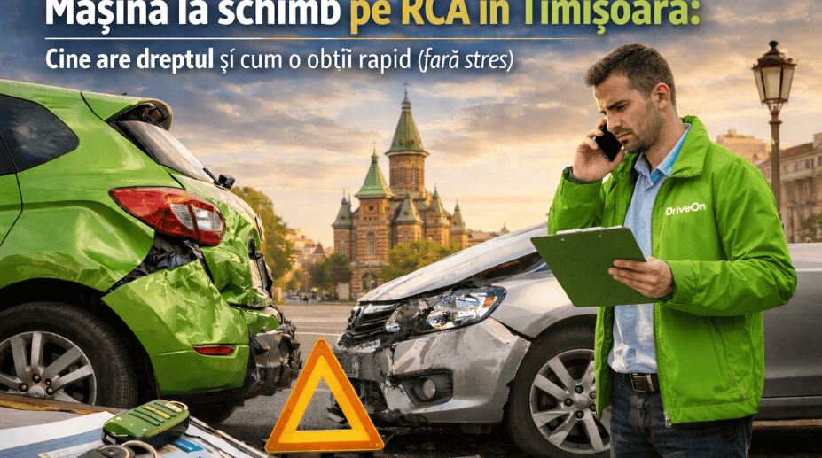 Mașină la schimb pe RCA în Timișoara: cine are dreptul?